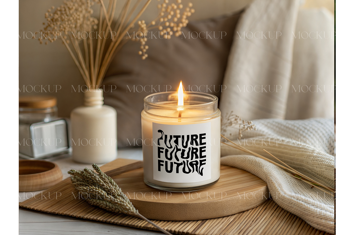 Neutral Candle Mockup, a Product Mockup by MockupWizard (Photo 3 of 3)