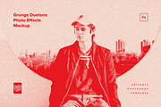 Grunge Duotone Photo Effects Pack, a Layer Style Add-On by Creative Veila (Thumbnail 7 of 12)