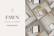 Fawn Frame Mockup Bundle, a Print Template by Frame Space Studio (Thumbnail 1 of 2)