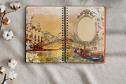 Venice watercolor, junk magazine, a Pattern Graphic by NastiaDesignsPrints (Thumbnail 5 of 5)