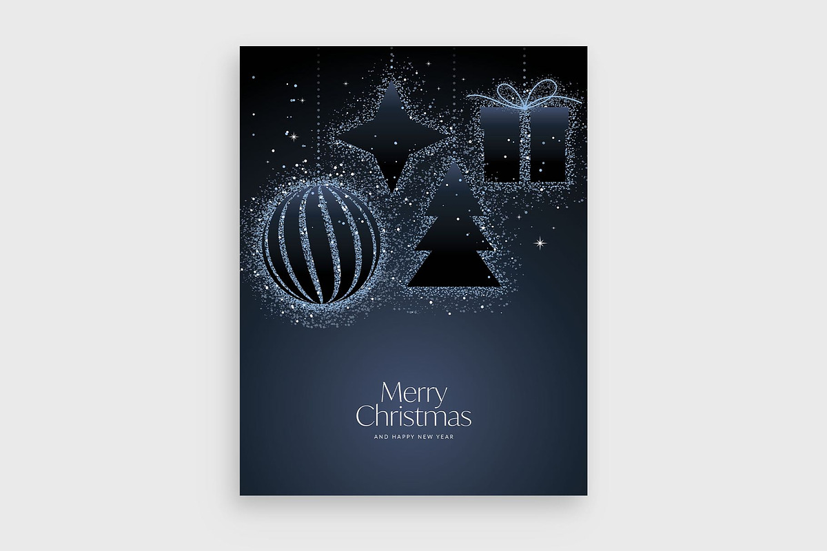 Christmas Gift Tag Flyer Template preview 3