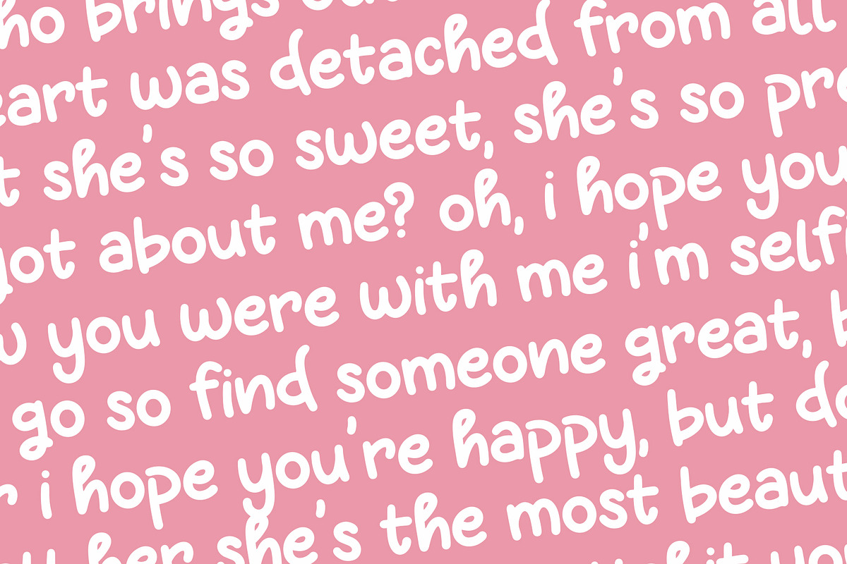 Spicy Chicks - Handwritten Font, a Handwritten Font by ariodsgn (Photo 7 of 9)