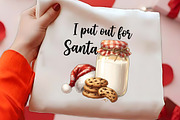 I Put Out For Santa PNG Cookies Art, a Seasonal Illustration by CrexoraLab (Thumbnail 2 of 4)