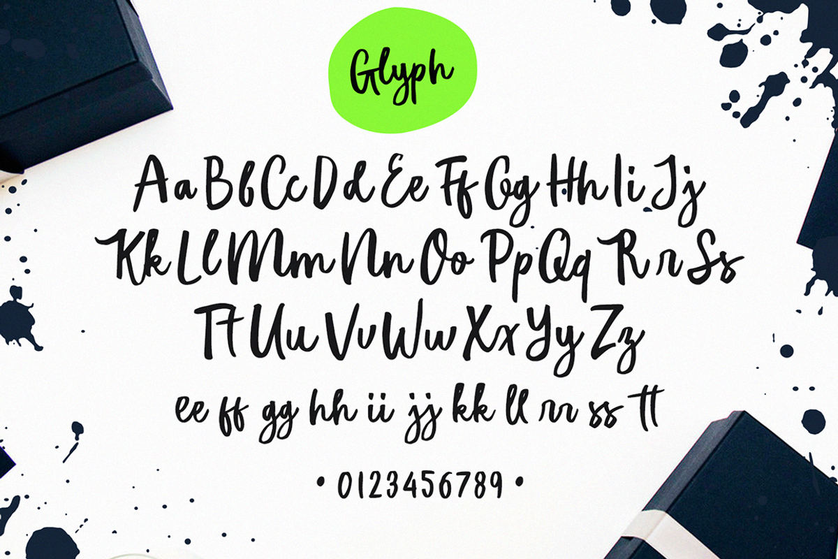 Hillmark Typeface, a Script Font by RKS-Studio (Photo 12 of 12)
