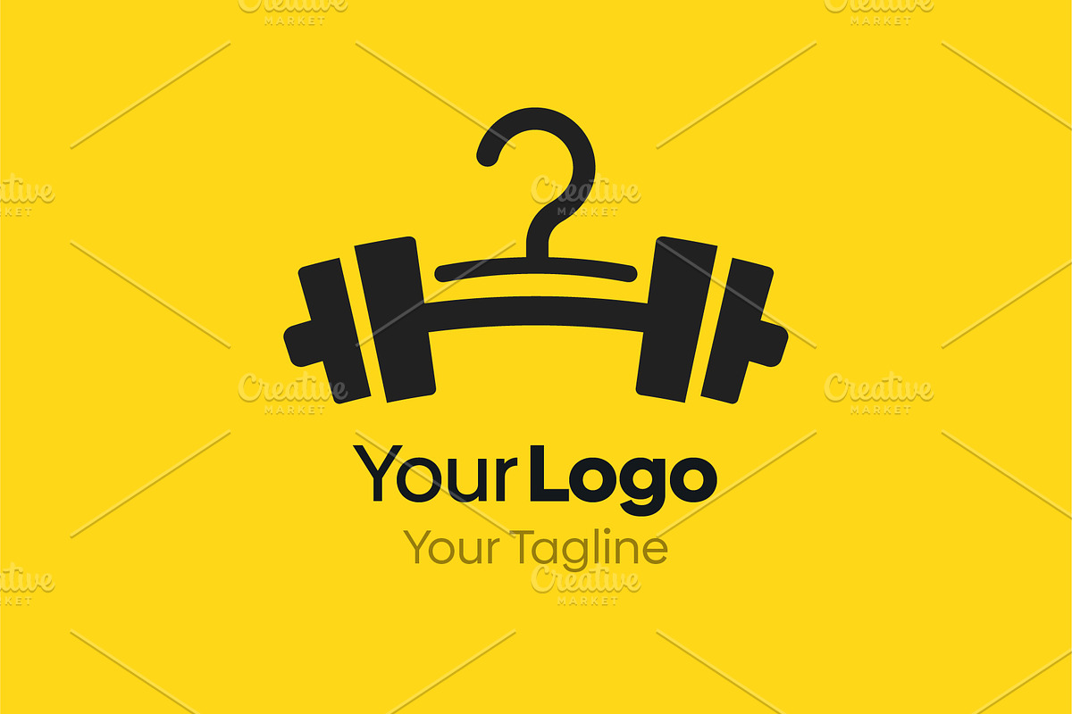 Fitness Laundry Logo Template, a Branding & Logo Template by Grapixy (Photo 2 of 3)