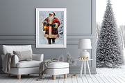 Black Santa Claus in Winter Art, a Holiday Photo by PrintablesByFranklyn (Thumbnail 2 of 7)