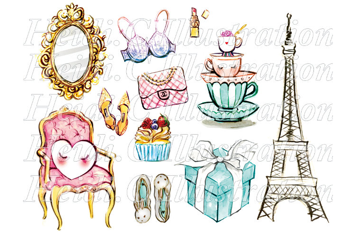 French Girl, an Illustration by HeidiCIllustration (Photo 2 of 3)