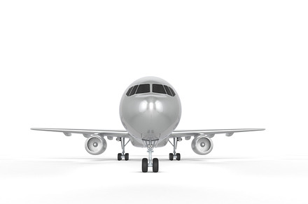 Blank airplane background featuring airplane, mockup, and 3d, a Transportation Photo by Pozitivo