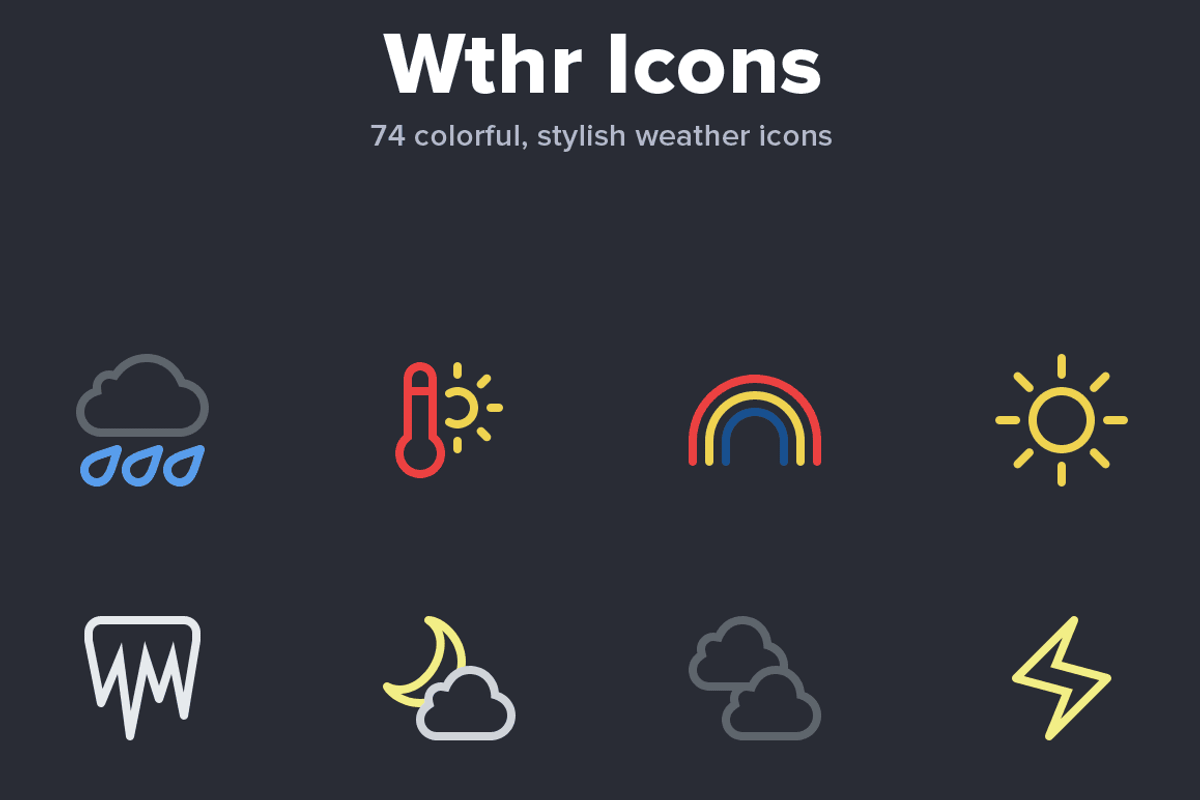Wthr Icons, an Outline Icon by Timothy Miller (Photo 1 of 3)