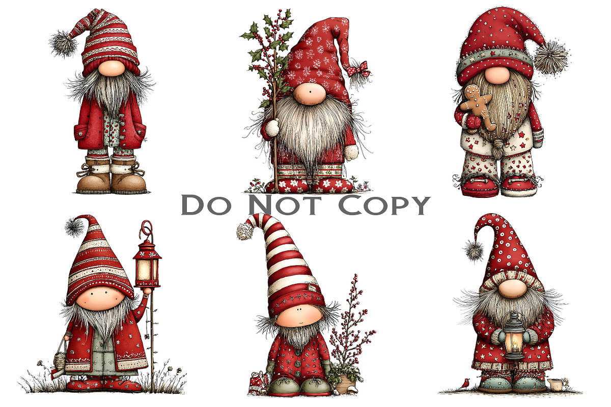 Whimsical Winter Gnome, an Illustration by Craft Nest (Photo 2 of 8)