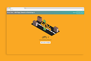 Bootstrap 4 animated 404 error page, a Websites & App Template by Saif71 - Shop (Thumbnail 1 of 2)
