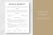 ATS Resume Template - Rockie, a Resume Template by AntDesignStudio (Thumbnail 2 of 9)