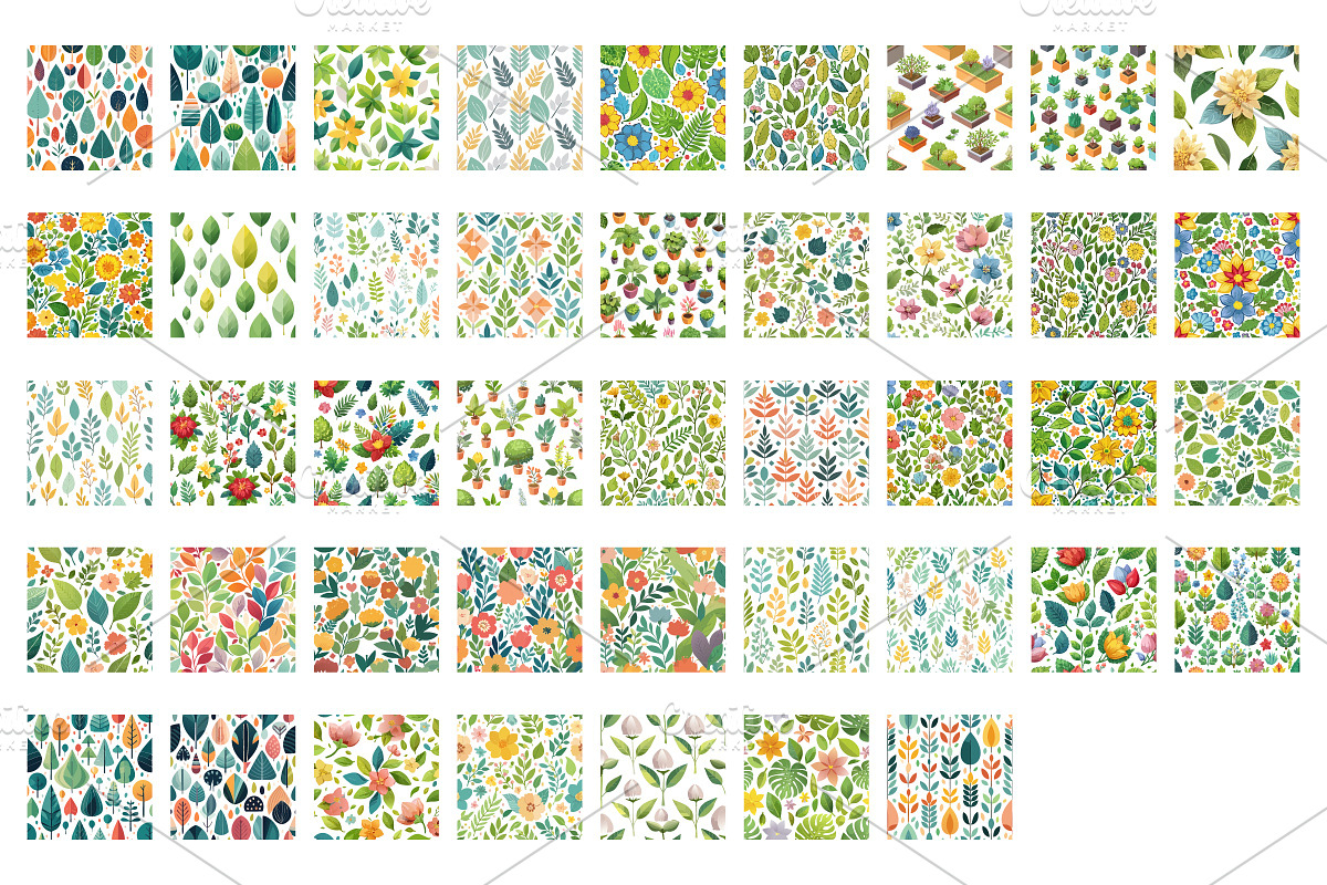 100+ Vibrant Pattern Texture Bundle, a Texture Graphic by Design_Planet (Photo 13 of 16)
