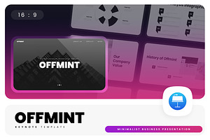 Offmint – Minimalist Keynote, a Presentation Template by Ermedia Studio