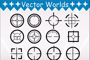 Crosshairs Svg, Cross, Gun Svg, an Object Graphic by VectorWorlds (Thumbnail 3 of 3)