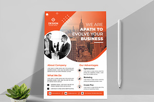 Corporate Flyer Template, a Flyer Template by MightyDesign
