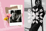 Pixel Lace – borders & frames pack, an Object Graphic by Elena Choo (Thumbnail 9 of 13)