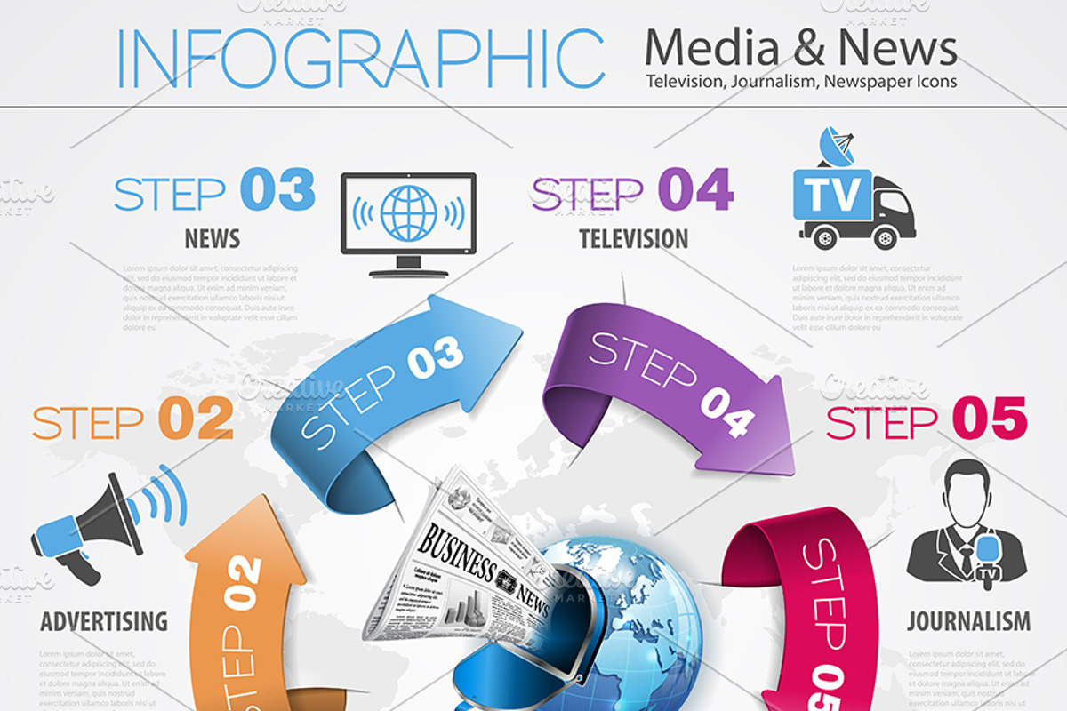 News and Media Concepts, a Person Illustration by TAlex (Photo 2 of 7)