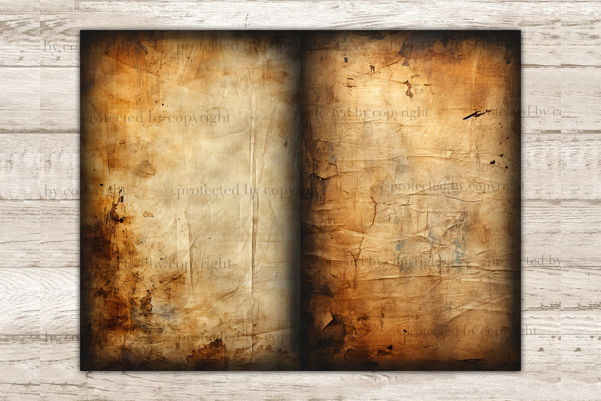 Burnt Paper Junk Journal Pages, a Texture Illustration by GlamArtZhanna (Photo 7 of 10)