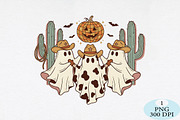 Western Cowboy Ghost Halloween PNG, a Seasonal Illustration by Daily.Designs (Thumbnail 1 of 5)
