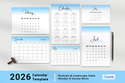 Calendar Template/Calendar 2026, a Stationery Template by Design Zone (Thumbnail 1 of 7)