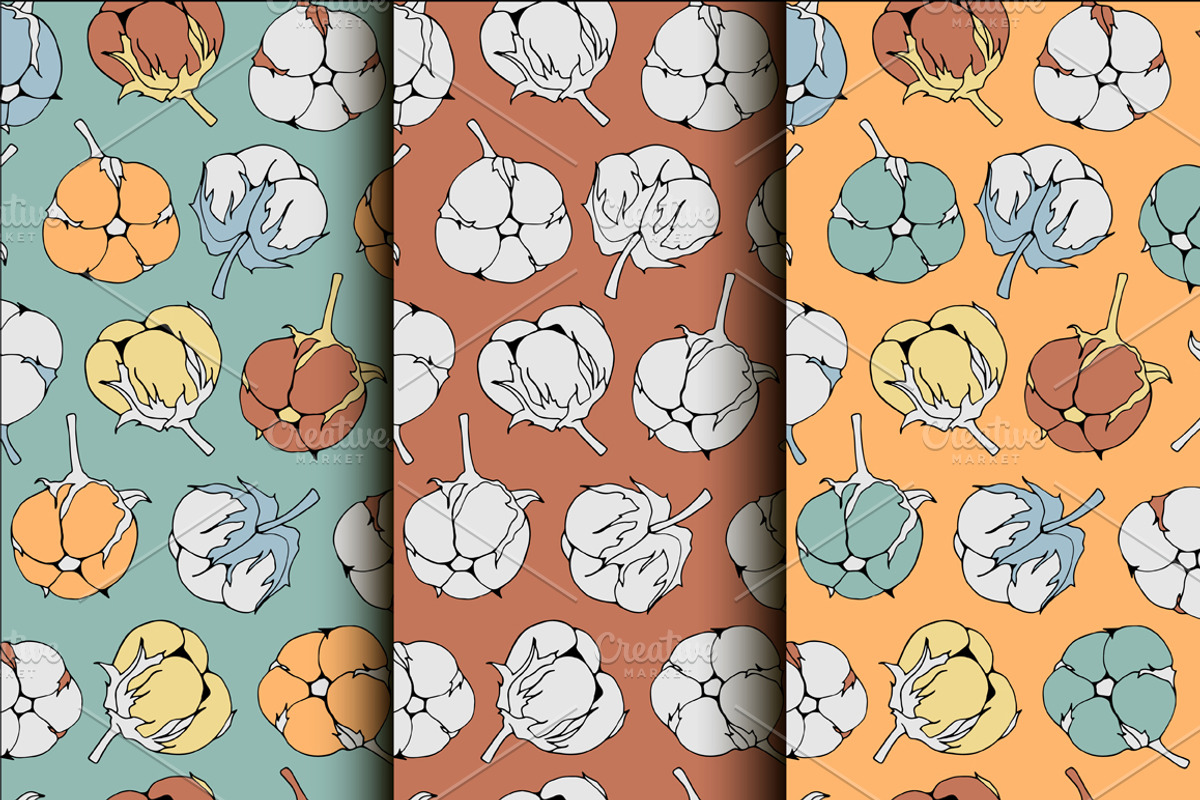 Collection cotton patterns, a Pattern Graphic by Mira15 (Photo 1 of 2)