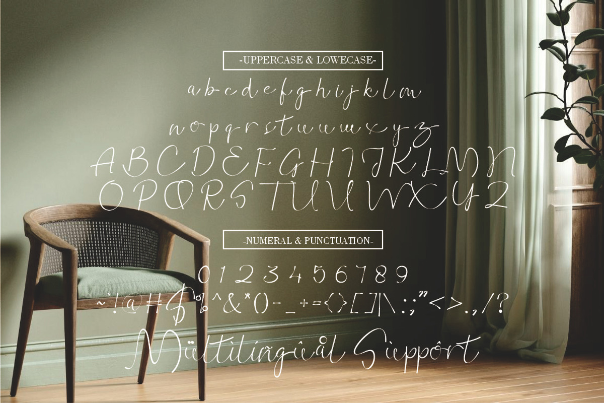 Thalune Script Font, a Script Font by JNJ Studio (Photo 8 of 9)