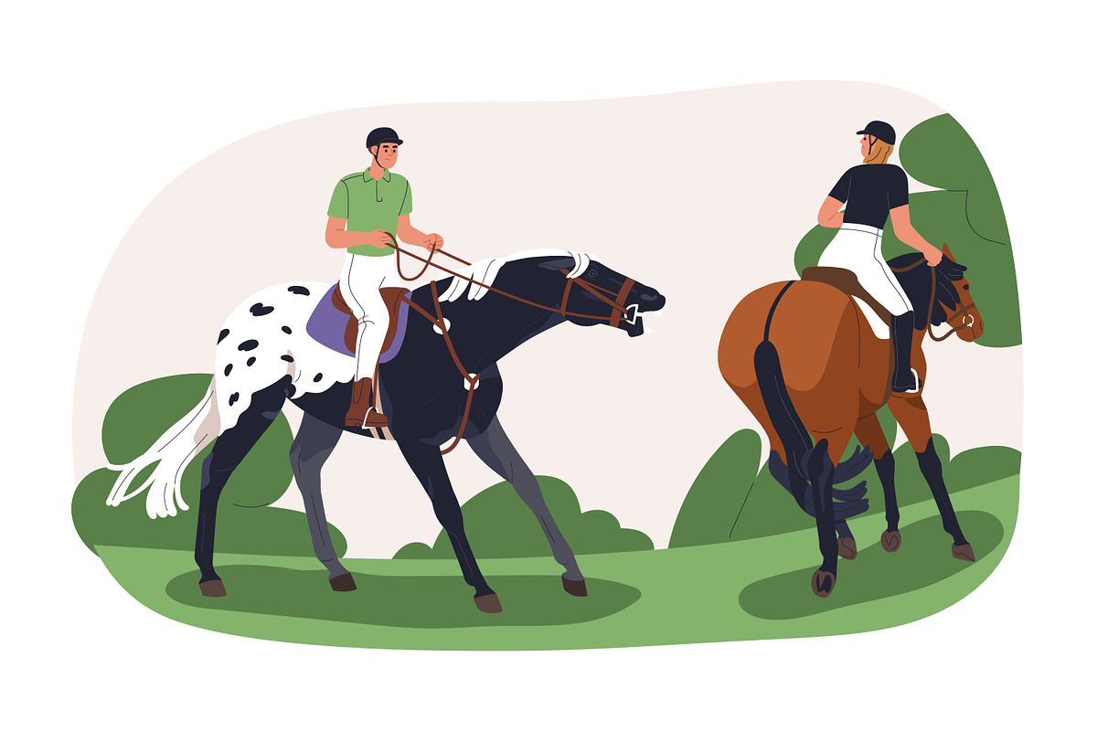 Naughty, disobedient horses training, an Animal Illustration by Good Studio (Photo 16 of 16)