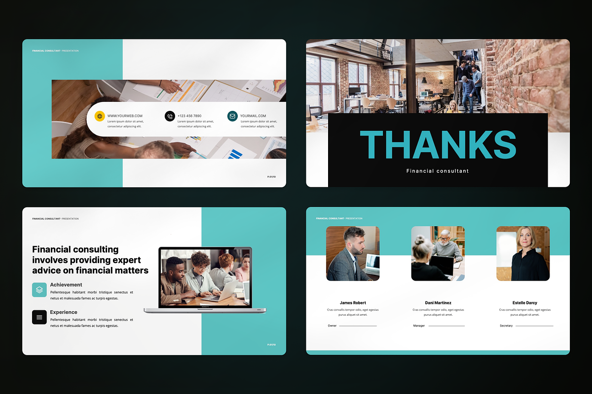 Financial Consultant Keynote, a Templates & Theme by SquidPixey (Photo 4 of 7)