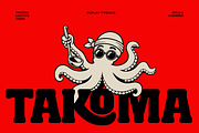 Takoma - Bold Display Font, a Serif Font by limitype (Thumbnail 1 of 12)