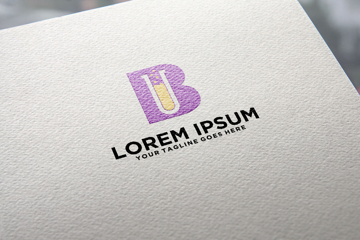 Letter B Laboratory Science logo, a Branding & Logo Template by REDVY CREATIVE