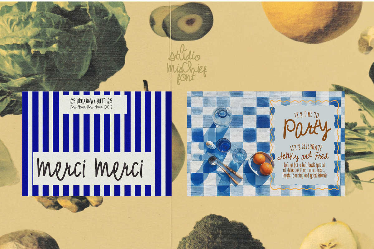 Aglio Olio Handwritten Display, a Handwritten Font by Studio Mischief (Photo 11 of 12)
