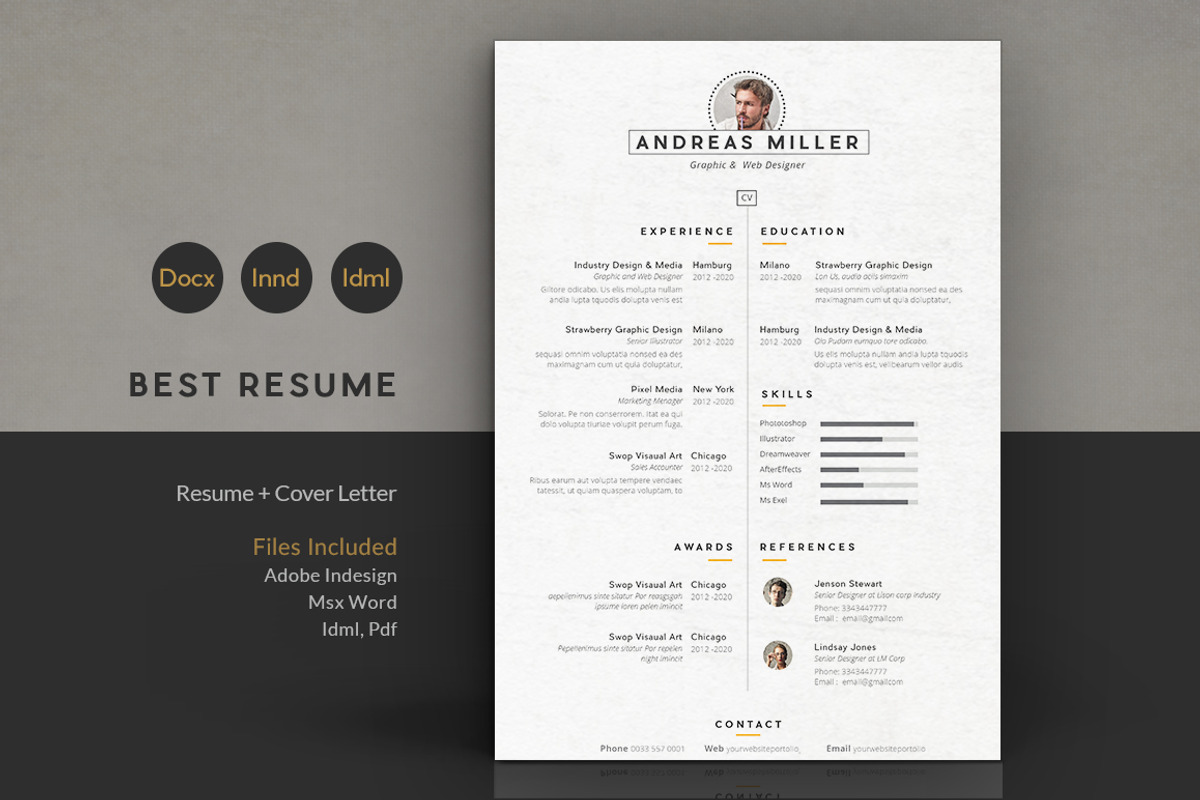 Best Resume, a Resume Template by sz81 (Photo 5 of 5)