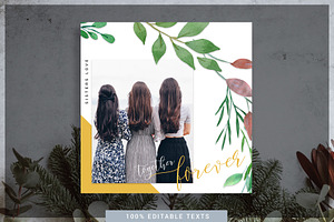 BOTANIC BLESSINGS Insta Graphics Set