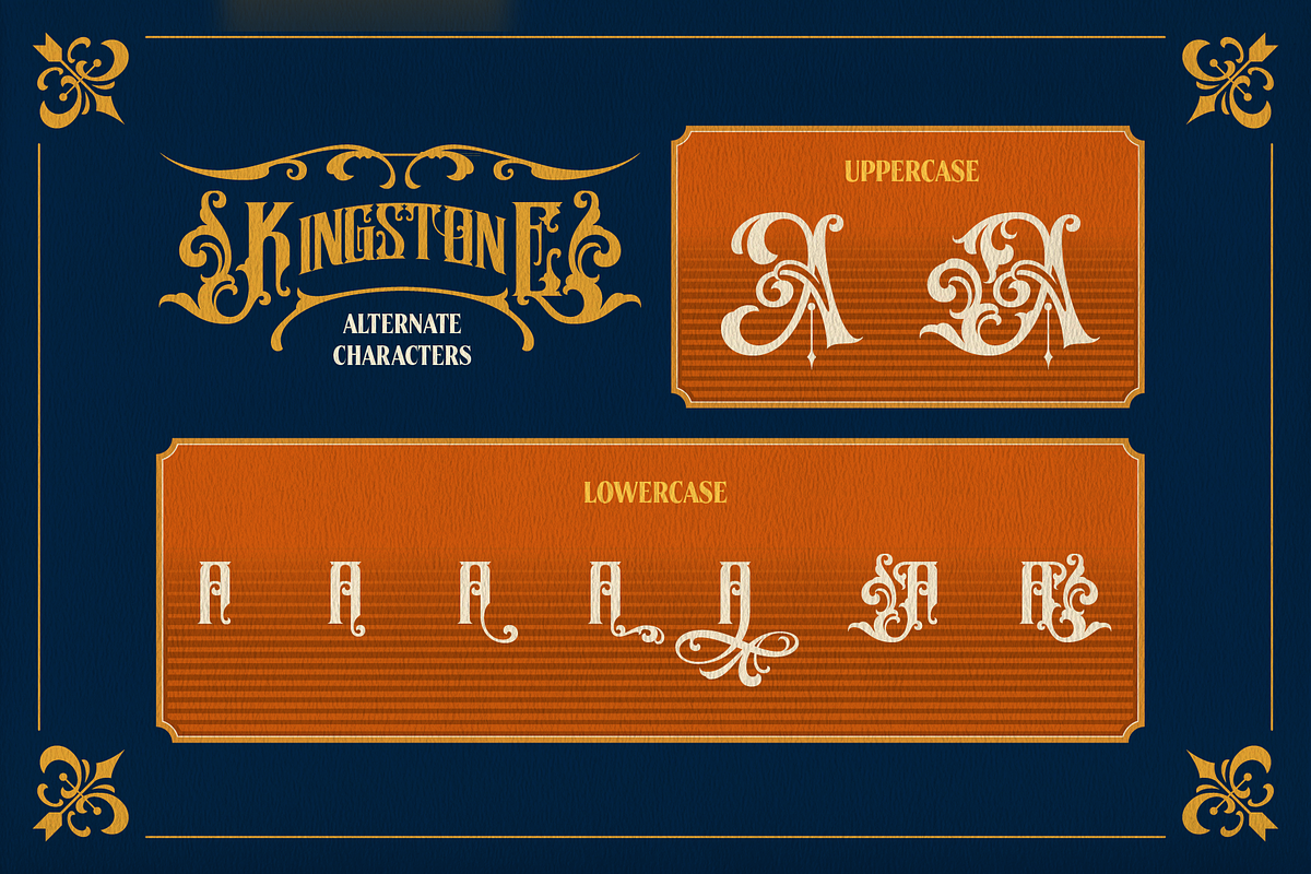 Kingstone, a Serif Font by Burntilldead (Photo 8 of 12)