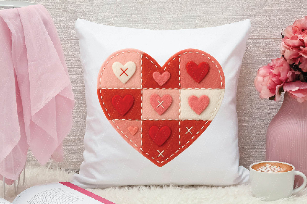 Latch Hook Patchwork Valentine Heart, an Illustration by DreamPrint404 (Photo 5 of 8)