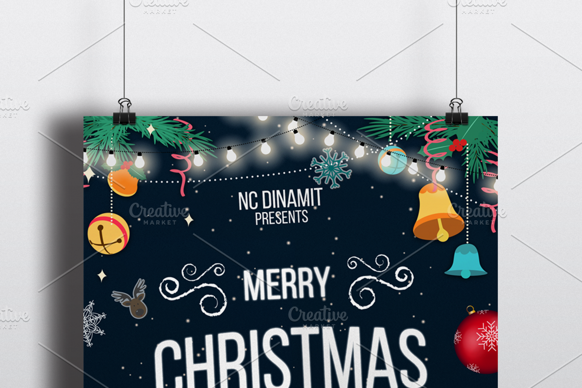 Christmas Party Flyer, a Flyer Template by Malaxay (Photo 2 of 2)
