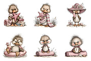 Summer duck clipart, an Illustration by SinaCreation (Thumbnail 8 of 8)