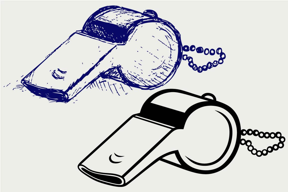 Sports whistle SVG, an Outline Icon by LineworkStock