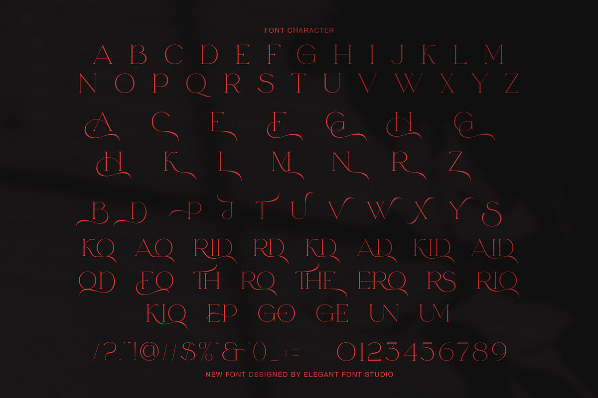 The Harid Elegant Serif Font, a Serif Font by Elegant Font (Photo 8 of 8)