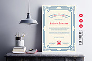 569. Modern Certificate Template, a Stationery Template by CreativeRezwan (Thumbnail 3 of 3)