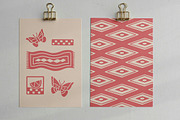 Tattoo Linocut Clipart Bundle, an Illustration by ClayStudio (Thumbnail 4 of 8)