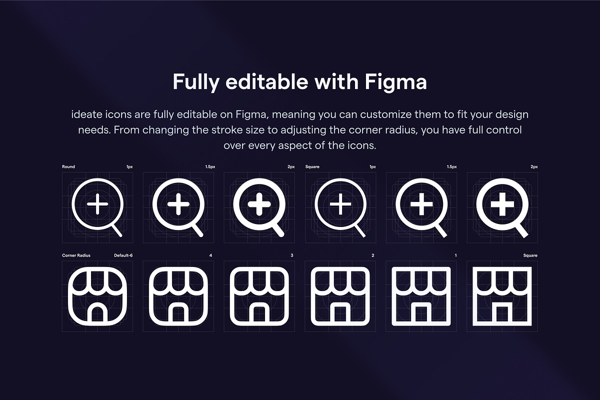 ideate icons - minimal icon pack v2, an Outline Icon by Zesan / ideate design (Photo 5 of 6)