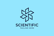 Abstract Modern Line Logo Scientific, a Branding & Logo Template by Signatoro (Thumbnail 2 of 3)