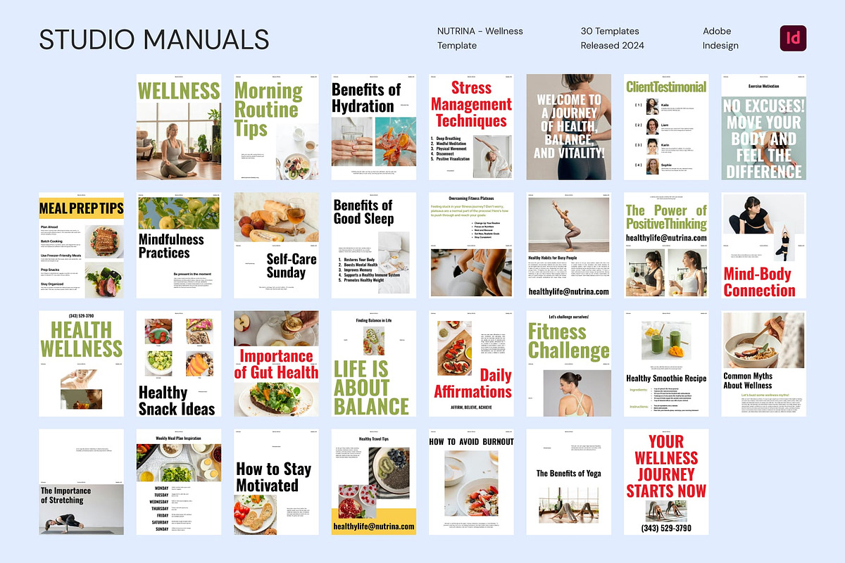 NUTRINA - Wellness Template, a Social Media Template by Studio Manuals (Photo 8 of 8)