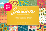 Summer Pattern Collection (60% OFF), a Pattern Graphic by Swathi Kirthyvasan (Thumbnail 1 of 8)