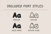 Bubble Display Font-Ladyfinger Soda, a Handwritten Font by ZoloDesignHub (Thumbnail 3 of 8)