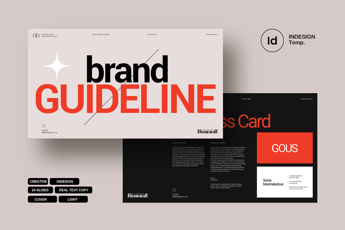 Brand Guideline Presentation, a Presentation Template by Work_Stock (Photo 1 of 6)