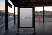 Outdoor Sign Banner Mockup, a Mockup by Design Squad (Thumbnail 4 of 4)