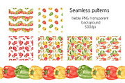 Vegetables Watercolor Clipart, a Food Illustration by Eves_Aquadreams (Thumbnail 6 of 11)